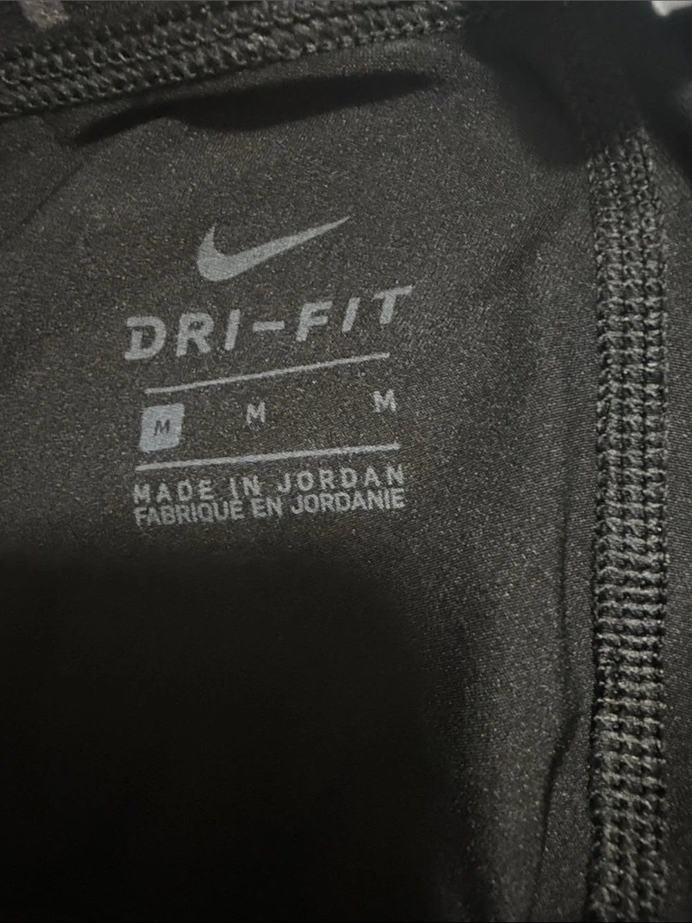Nike Black Kids Performance Capri Leggings with White Swoosh